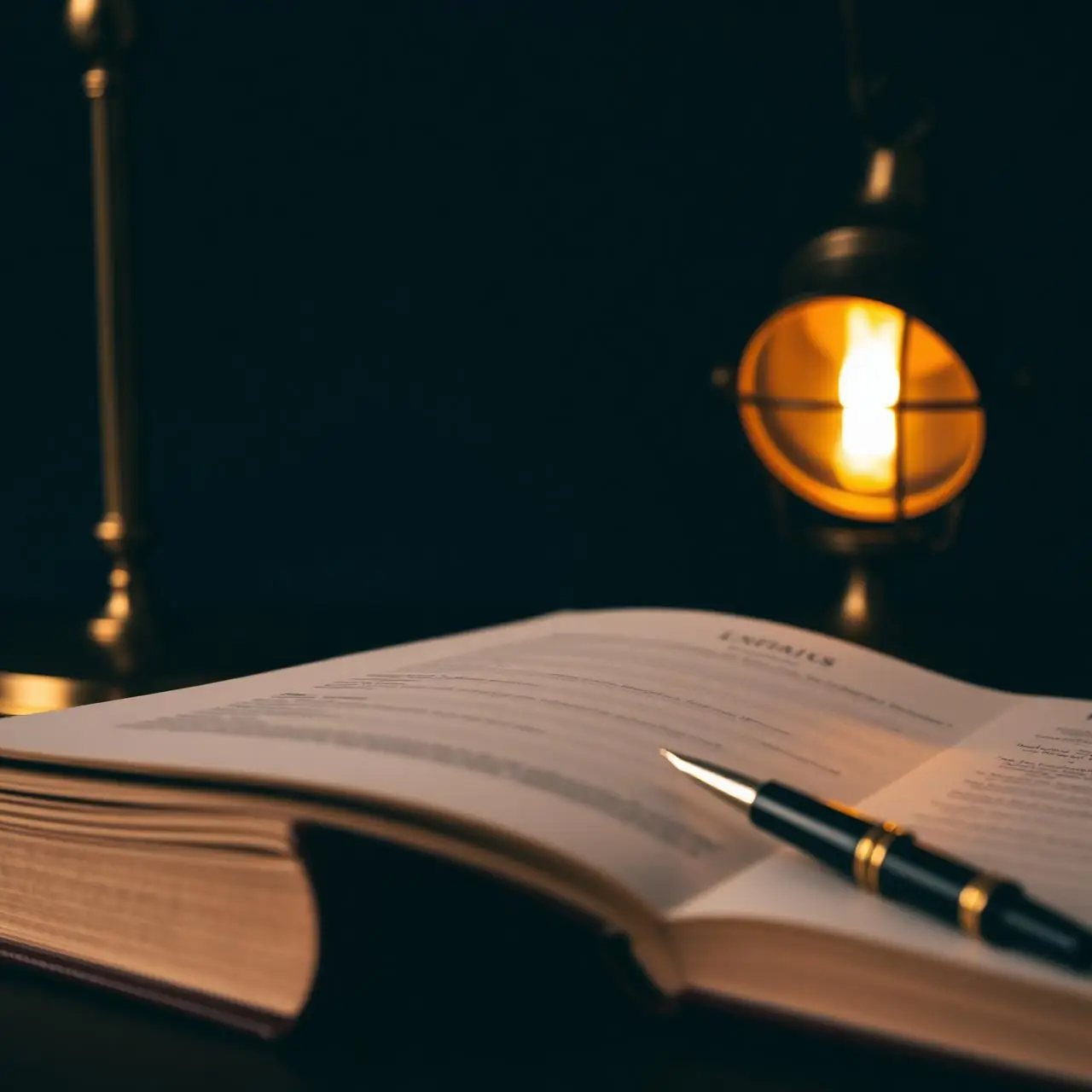 Signed estate planning documents and a fountain pen on a desk